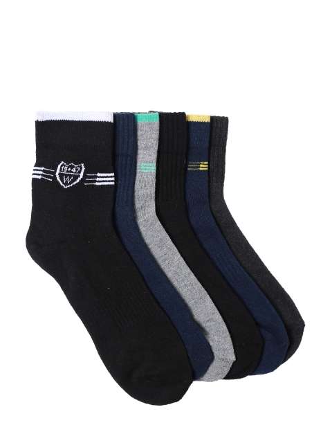 

Wrangler Men Pack of 6 Assorted Ankle-Length Socks, Multi