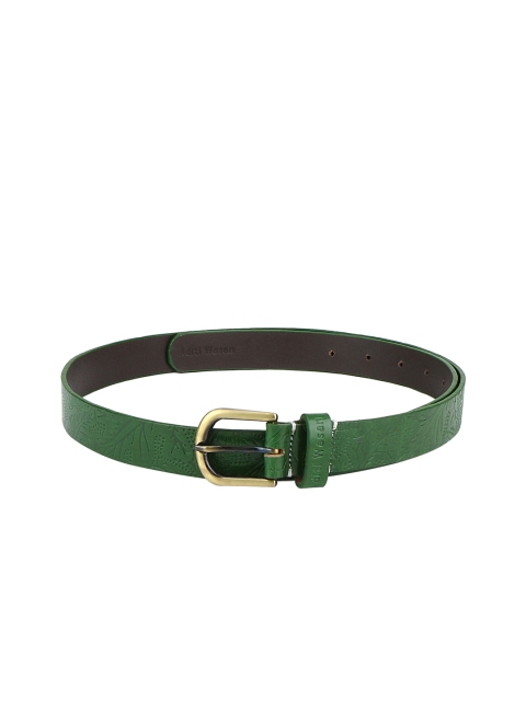 

Aditi Wasan Women Green Solid Belt