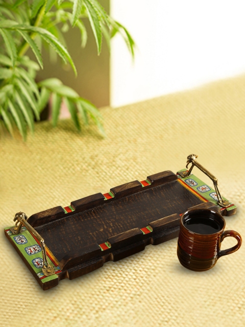 

ExclusiveLane Brown Handcrafted Serving Board