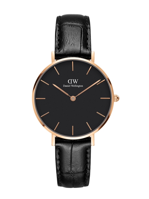 

Daniel Wellington Women Petite Reading Black Rose Gold Watch
