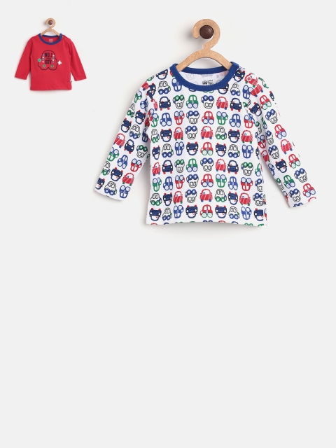 

MINI KLUB Boys Pack of 2 T-shirt, White