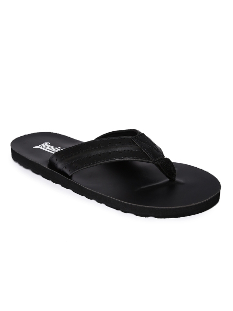 

Roadster Men Black Solid Thong Flip-Flops