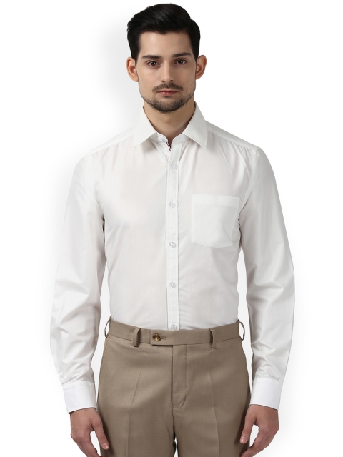 

Next Look Men White Contemporary Regular Fit Solid Formal Shirt