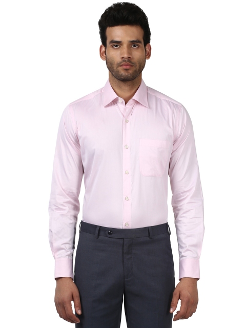 raymond-men-pink-regular-fit-solid-formal-shirt