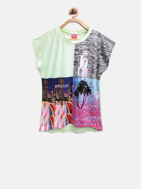 

Tiny Girl Multicoloured Printed Top, Multi