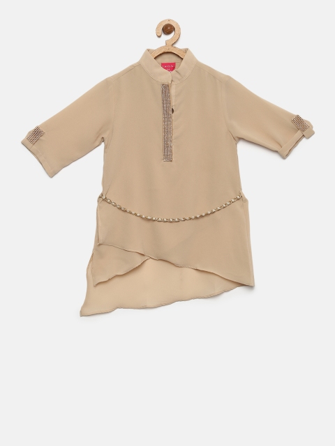 

Tiny Girl Beige Solid Top