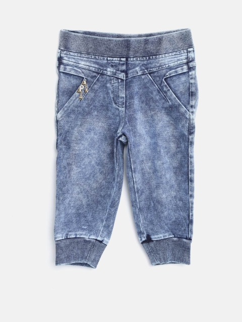 

Tiny Girl Blue Washed Denim Capris