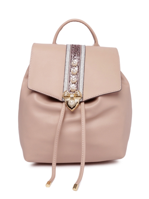 

ALDO Women Pink Embellished Backpack