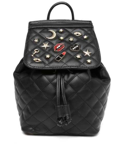 

ALDO Women Black Embellished Backpack