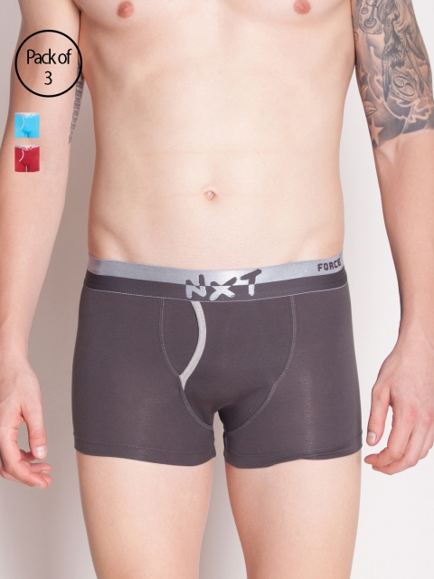 

Force NXT Men's Pack of 3 Assorted Trunks MNFL-65, Multi