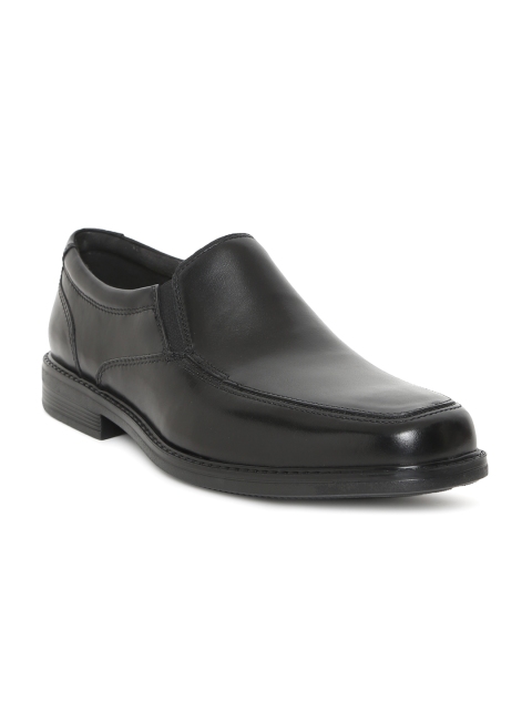 

Clarks Men Black Leather Mendon Easy Formal Slip-Ons