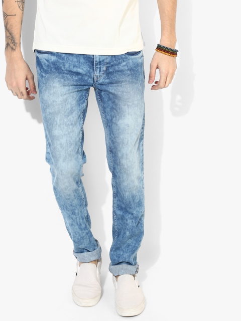 

U.S. Polo Assn. Denim Co. Men Blue Skinny Fit Mid-Rise Clean Look Stretchable Jeans
