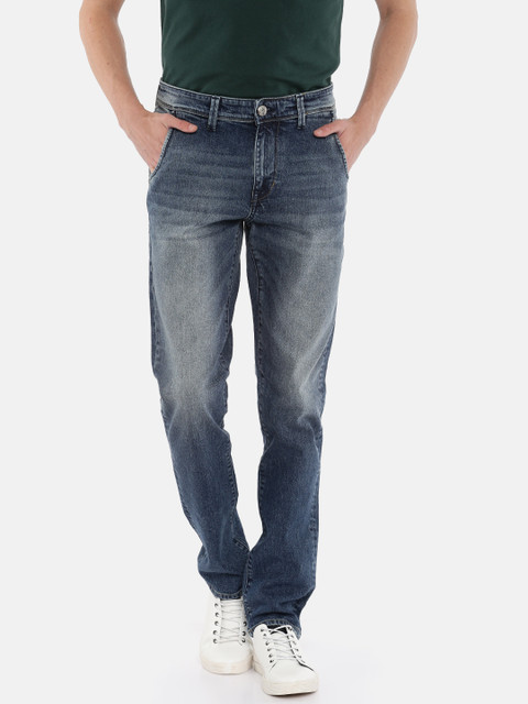 

U.S. Polo Assn. Denim Co. Men Blue Slim Fit Mid-Rise Clean Look Stretchable Jeans