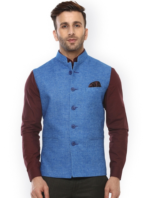 

Hangup Blue Nehru Jacket