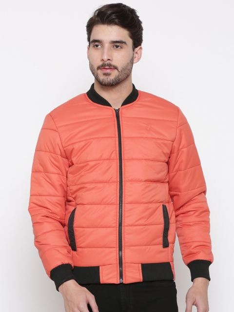 French Connection Men Coral Solid Padded Jacket