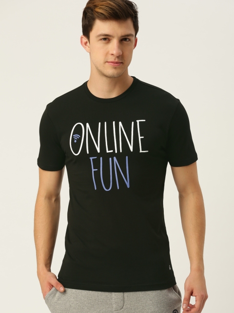 

Undercolors of Benetton Black Printed Lounge T-shirt