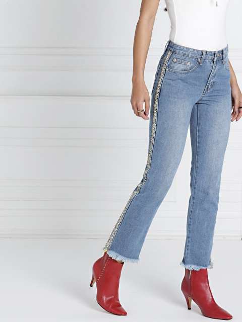 

all about you Women Blue Highly Distressed Jeans
