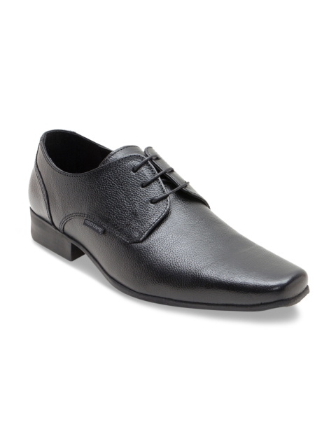 

Red Tape Men Black Leather Derbys