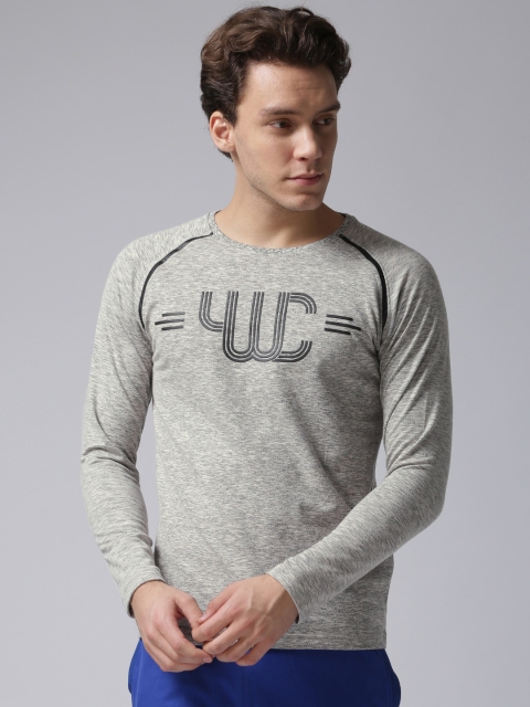 

YWC Men Grey Printed Sweatshirt