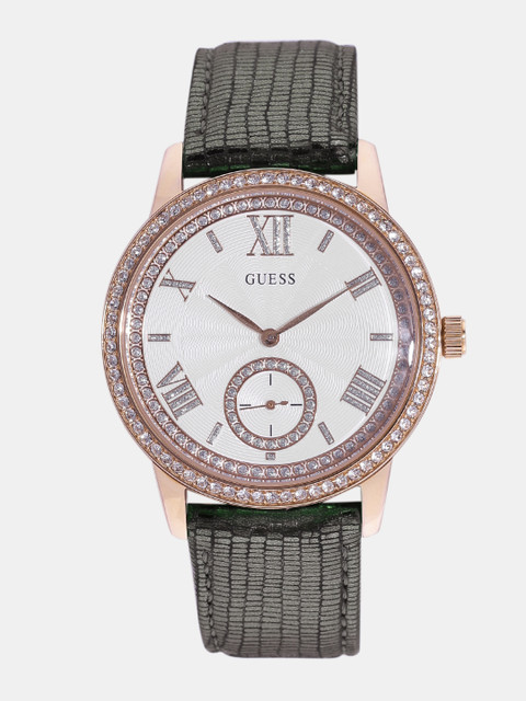 

GUESS Women Off-White Analogue Watch W0642L3_OR