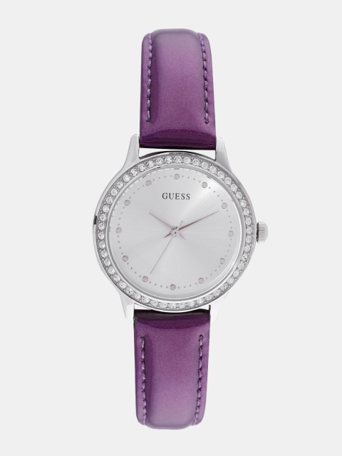 

GUESS Women Silver-Toned Analogue Watch W0648L10