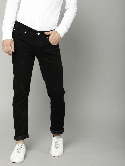 

French Connection Men Black Skinny Fit Mid-Rise Clean Look Stretchable Jeans