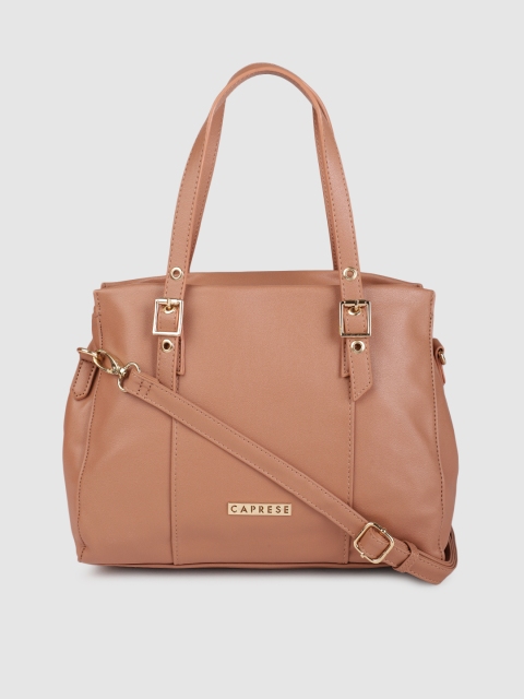 

Caprese Brown Solid Shoulder Bag