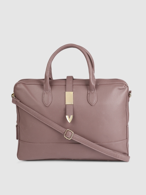 

Caprese Women Nude Pink Solid Nadia Laptop Bag