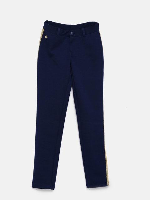 

Tommy Hilfiger Girls Navy Blue Squeeze Hug Skinny Fit Trousers
