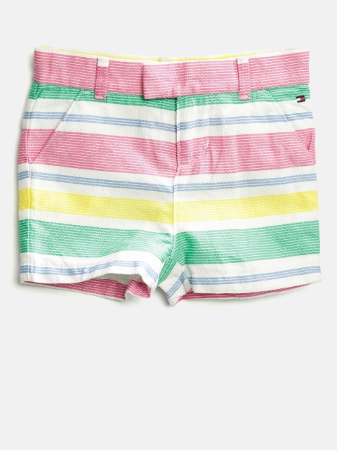 

Tommy Hilfiger Girls Multicoloured Striped Shorts, Multi