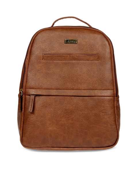 

Impulse Women Tan Solid Backpack