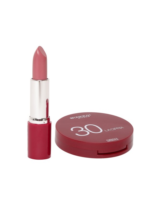

Deborah Milano IL Rossetto Cherry Lipstick 601 & La Cipria Beige Compact 30