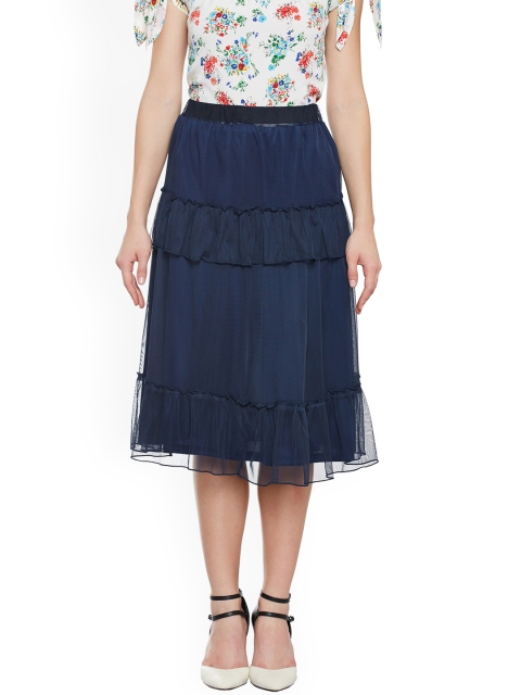 

Oxolloxo Blue Tiered A-Line Skirt