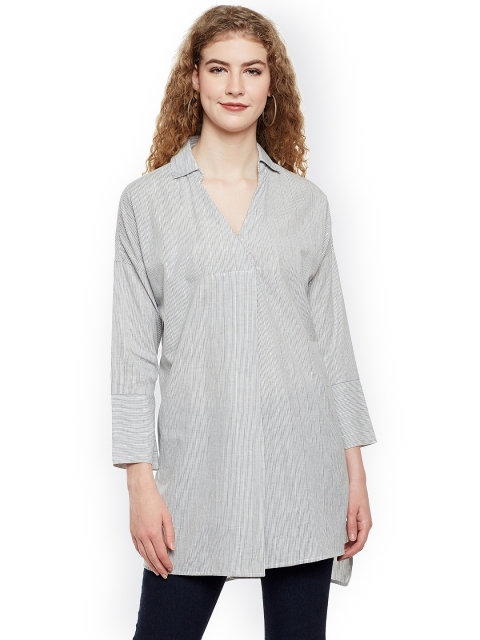

Oxolloxo Off-White Striped Tunic