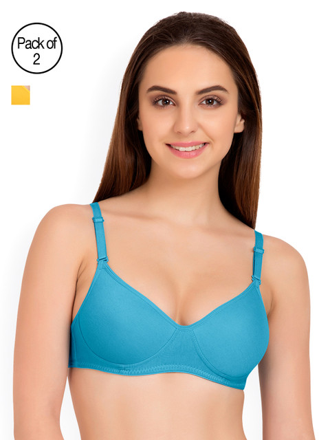 

Tweens Pack of 2 T-shirt Bras TW91301, Blue