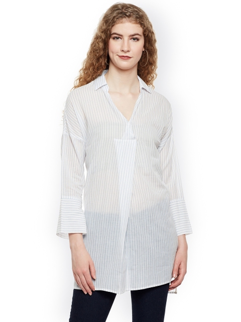 

Oxolloxo White Striped Tunic