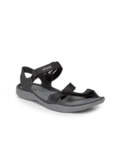 

Crocs Swiftwater Women Black Comfort Sandals