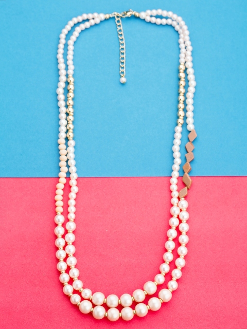 

Voylla Gold-Toned Brass Layered Necklace