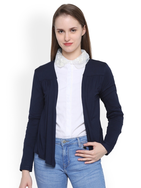 

Splash Women Black Solid Front-Open