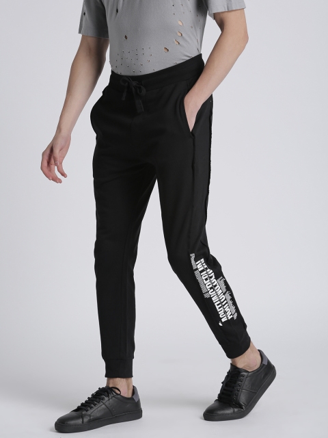 

Splash Men Black Regular Fit Solid Joggers