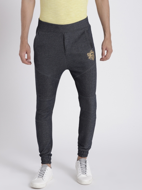 

Splash Men Blue Regular Fit Solid Joggers