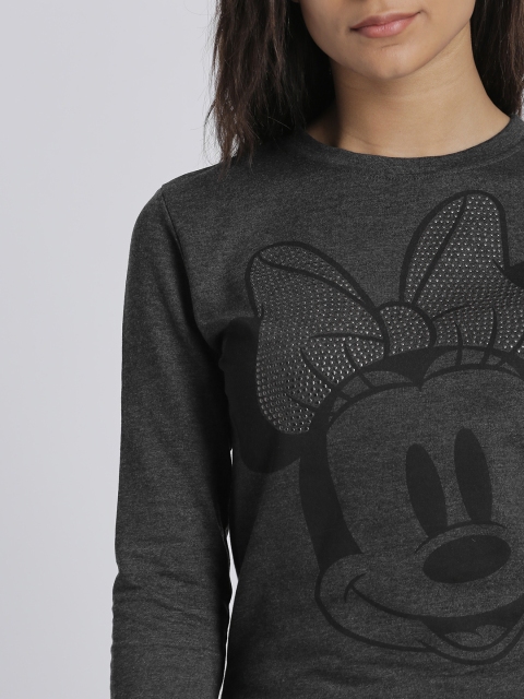 

Splash Women Charcoal Printed Sweatshirt