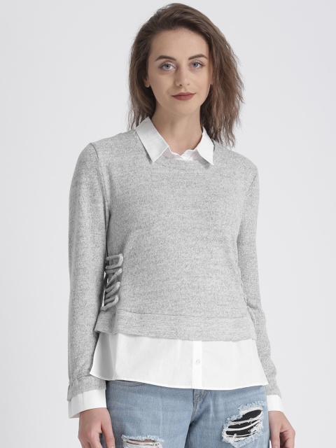 

Splash Women Grey Solid Top