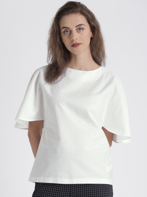 

Splash Women White Solid Top