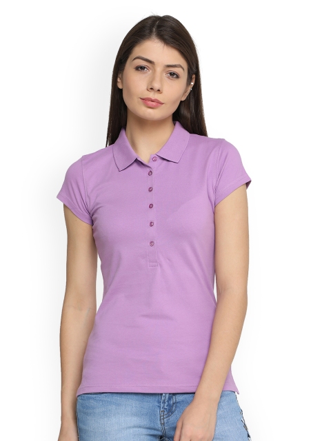 

Splash Women Purple Solid T Shirt