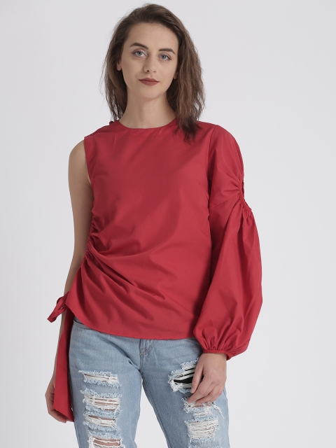 

Splash Women Red Solid Top
