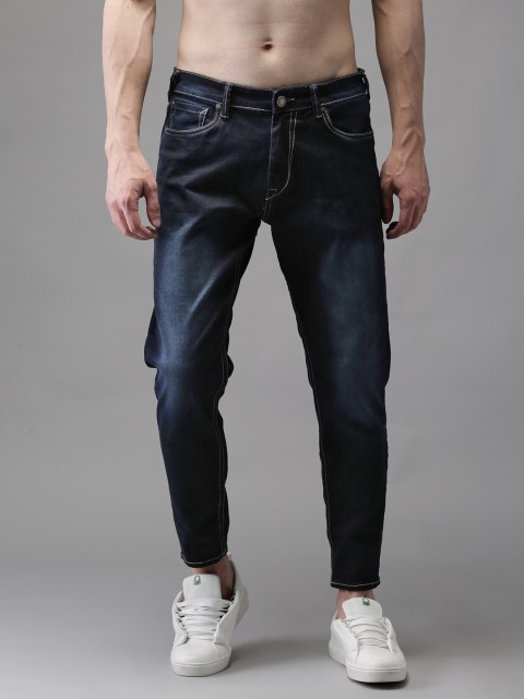 

Moda Rapido Men Blue Slim Fit Mid-Rise Ankle Length Clean Look Stretchable Jeans