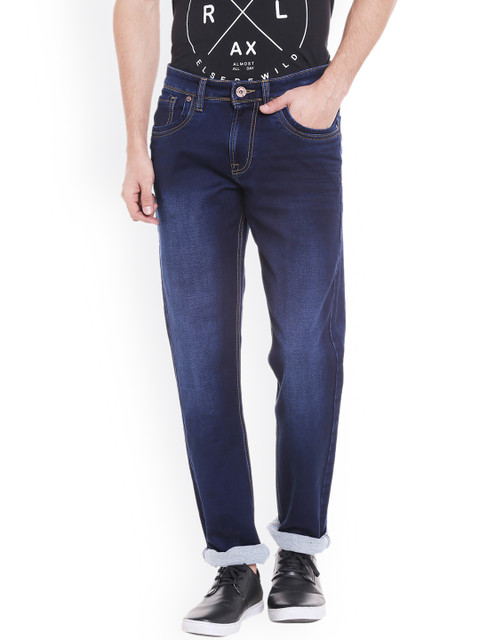 

Integriti Men Blue Slim Fit Mid-Rise Clean Look Jeans