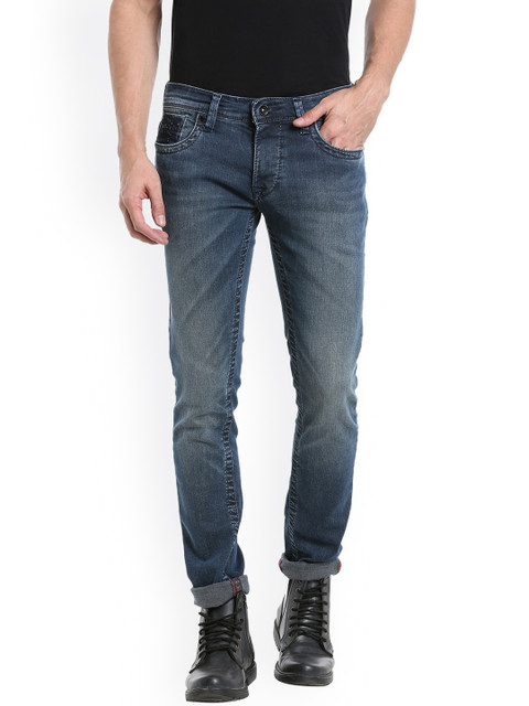 

Integriti Men Blue Slim Fit Mid-Rise Clean Look Jeans