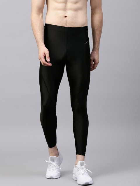 

HRX by Hrithik Roshan Black Solid Tights